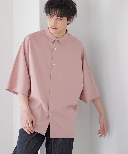 LOWRYS FARM(ローリーズファーム)の「REFLAXドルマンシャツ 278660(シャツ/ブラウス・メンズ・ネイビー/サックスブルー/ピンク/ライトベージュ・MEDIUM/LARGE)」の8枚目の写真