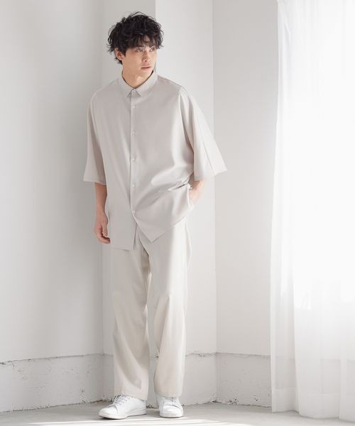 LOWRYS FARM(ローリーズファーム)の「REFLAXドルマンシャツ 278660(シャツ/ブラウス・メンズ・ネイビー/サックスブルー/ピンク/ライトベージュ・MEDIUM/LARGE)」の11枚目の写真