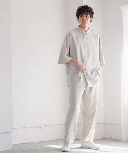 LOWRYS FARM(ローリーズファーム)の「REFLAXドルマンシャツ 278660(シャツ/ブラウス・メンズ・ネイビー/サックスブルー/ピンク/ライトベージュ・MEDIUM/LARGE)」の5枚目の写真