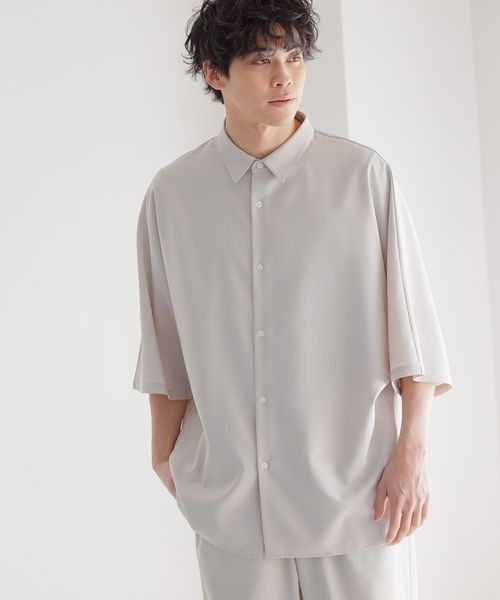 LOWRYS FARM(ローリーズファーム)の「REFLAXドルマンシャツ 278660(シャツ/ブラウス・メンズ・ネイビー/サックスブルー/ピンク/ライトベージュ・MEDIUM/LARGE)」の14枚目の写真