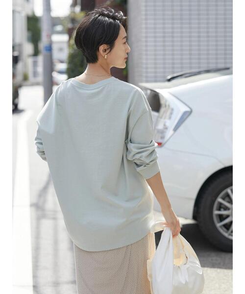 AMERICAN HOLIC(アメリカンホリック)の「コクーンカットプルオーバー(Tシャツ/カットソー・レディース・ミント/その他7/オフホワイト・S/L/M)」の8枚目の写真