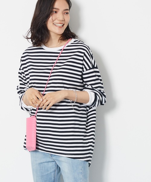 AMERICAN HOLIC(アメリカンホリック)の「コクーンカットプルオーバー(Tシャツ/カットソー・レディース・ミント/その他7/オフホワイト・S/L/M)」の3枚目の写真