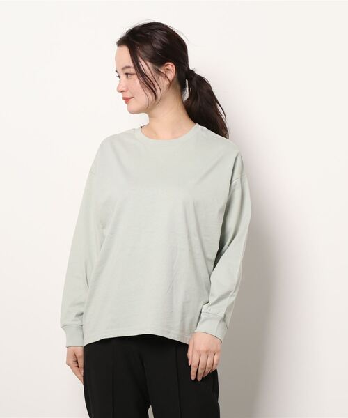 AMERICAN HOLIC(アメリカンホリック)の「コクーンカットプルオーバー(Tシャツ/カットソー・レディース・ミント/その他7/オフホワイト・S/L/M)」の4枚目の写真