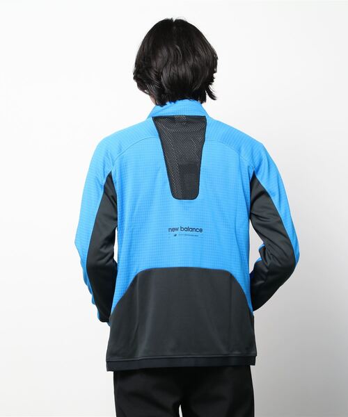 NEW BALANCE（ニューバランス）の「R.W.Tech トラベルジャケット（ジャージ・メンズ・ブラック/ブルー・SMALL/MEDIUM/LARGE/X-LARGE/XX-LARGE）」の10枚目の写真