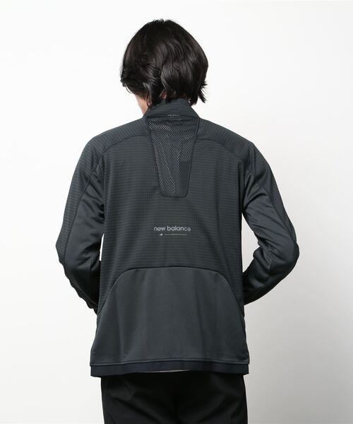 NEW BALANCE（ニューバランス）の「R.W.Tech トラベルジャケット（ジャージ・メンズ・ブラック/ブルー・SMALL/MEDIUM/LARGE/X-LARGE/XX-LARGE）」の3枚目の写真