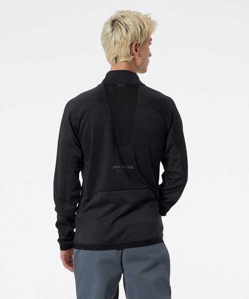 NEW BALANCE（ニューバランス）の「R.W.Tech トラベルジャケット（ジャージ・メンズ・ブラック/ブルー・SMALL/MEDIUM/LARGE/X-LARGE/XX-LARGE）」の6枚目の写真