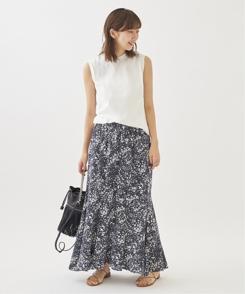 plage（プラージュ）の「Contrast flower スカート◆（スカート・レディース・チャコールグレー・38/36/34）」の16枚目の写真