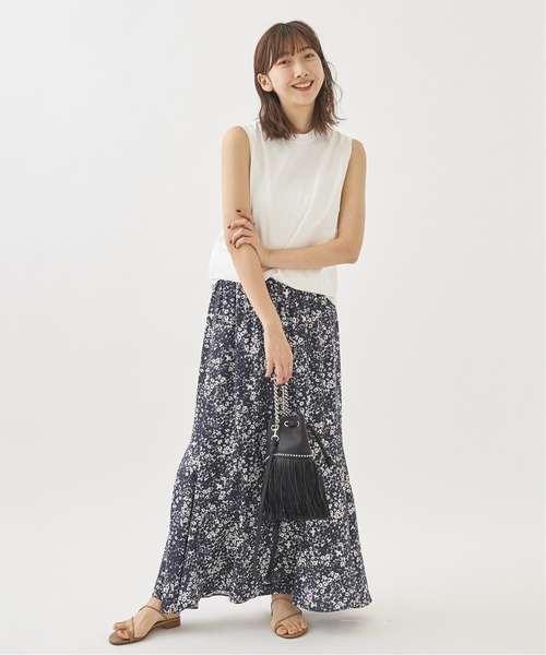 plage（プラージュ）の「Contrast flower スカート◆（スカート・レディース・チャコールグレー・38/36/34）」の18枚目の写真