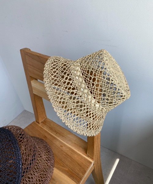 CIAOPANIC（チャオパニック）の「夏には欠かせない！透かしバケットハット（ハット・レディース・ブラック/ベージュ/ブラウン・FREE）」の3枚目の写真