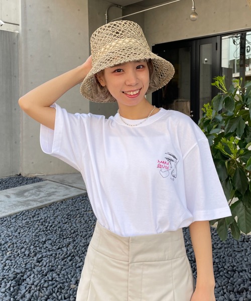 CIAOPANIC（チャオパニック）の「夏には欠かせない！透かしバケットハット（ハット・レディース・ブラック/ベージュ/ブラウン・FREE）」の22枚目の写真