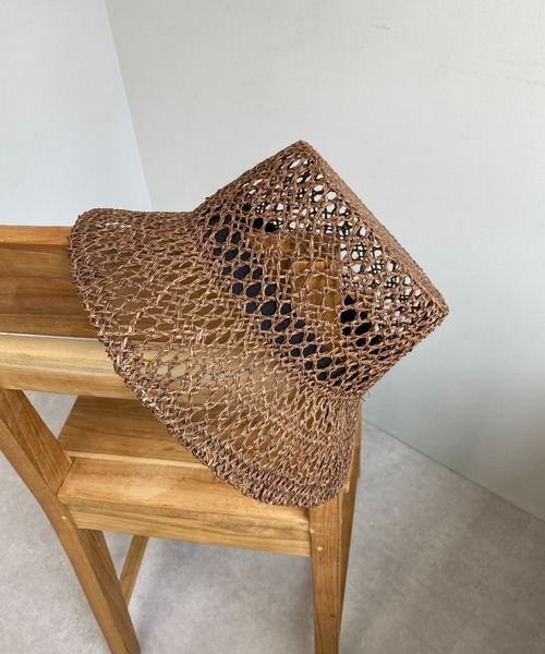 CIAOPANIC（チャオパニック）の「夏には欠かせない！透かしバケットハット（ハット・レディース・ブラック/ベージュ/ブラウン・FREE）」の19枚目の写真