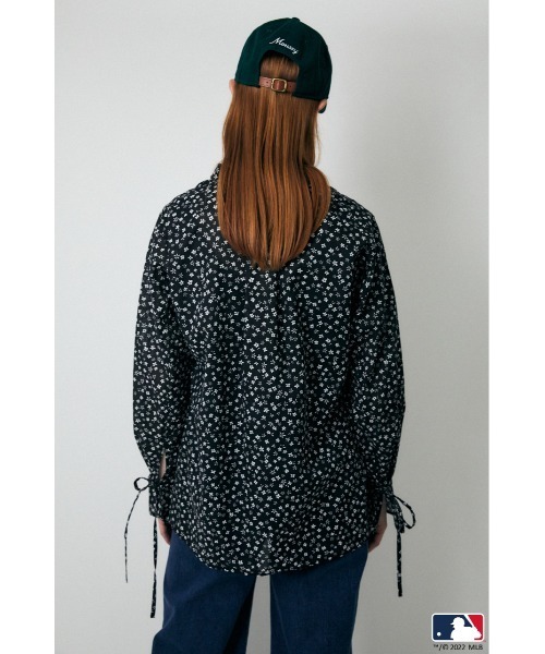 MOUSSY（マウジー）の「SHEER シャツ（シャツ/ブラウス・レディース・ブラック系その他/ライトブルー/オフホワイト・FREE）」の11枚目の写真