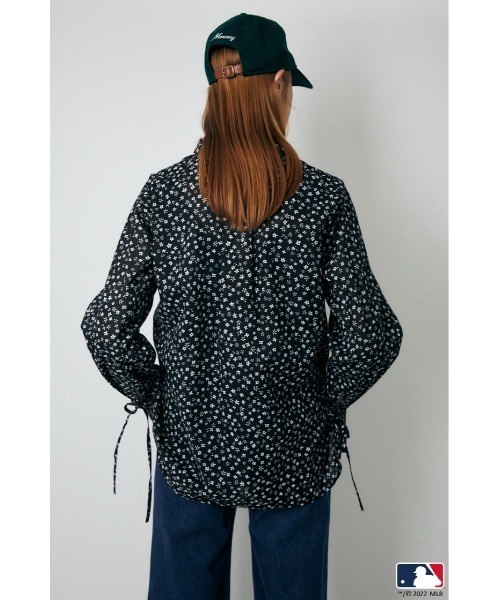 MOUSSY（マウジー）の「SHEER シャツ（シャツ/ブラウス・レディース・ブラック系その他/ライトブルー/オフホワイト・FREE）」の15枚目の写真