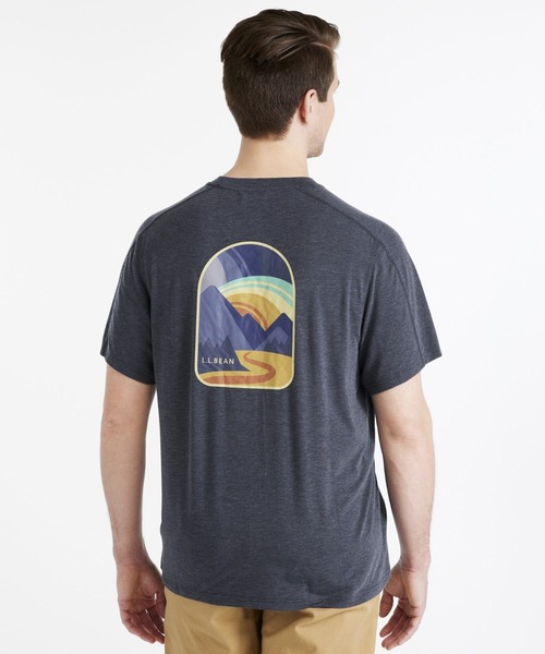 L.L.Bean(エルエルビーン)の「エブリデイ・サンスマート・ティ、半袖 グラフィック ジャパン・フィット(Tシャツ/カットソー・メンズ・ダークネイビー/クリーム/ネイビー系/ブルーグリーン/ブラック系/ブルー系・SMALL/MEDIUM/LARGE/X-LARGE/XX-LARGE)」の8枚目の写真