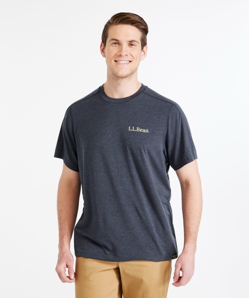 L.L.Bean(エルエルビーン)の「エブリデイ・サンスマート・ティ、半袖 グラフィック ジャパン・フィット(Tシャツ/カットソー・メンズ・ダークネイビー/クリーム/ネイビー系/ブルーグリーン/ブラック系/ブルー系・SMALL/MEDIUM/LARGE/X-LARGE/XX-LARGE)」の9枚目の写真