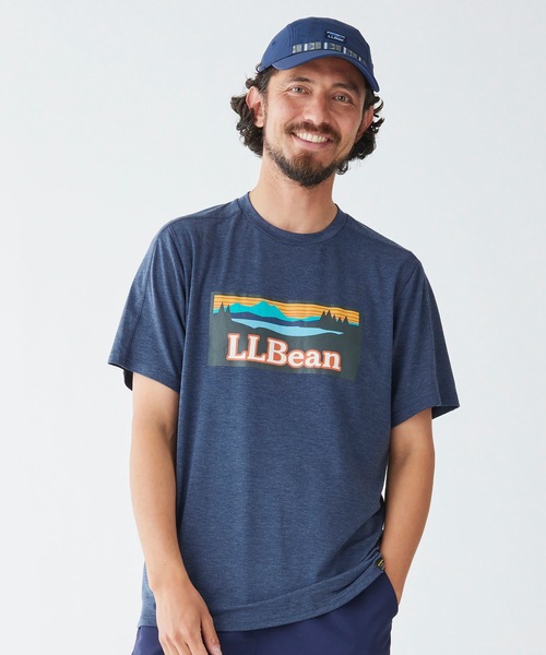 L.L.Bean(エルエルビーン)の「エブリデイ・サンスマート・ティ、半袖 グラフィック ジャパン・フィット(Tシャツ/カットソー・メンズ・ダークネイビー/クリーム/ネイビー系/ブルーグリーン/ブラック系/ブルー系・SMALL/MEDIUM/LARGE/X-LARGE/XX-LARGE)」の20枚目の写真