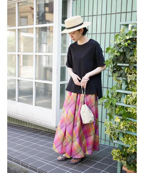 AMERICAN HOLIC（アメリカンホリック）の「ボリュームマドラスチェックフレアスカート（スカート・レディース・レッド/イエロー・L/M）」の20枚目の写真