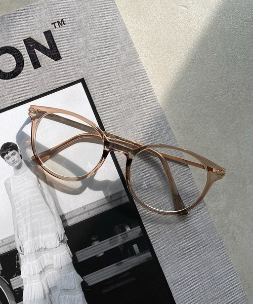 DouDou(ドゥドゥ)の「メガネ(メガネ・レディース・ブラウン/グレー・FREE)」の2枚目の写真