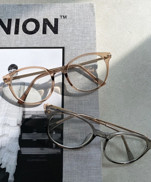 DouDou(ドゥドゥ)の「メガネ(メガネ・レディース・ブラウン/グレー・FREE)」の6枚目の写真