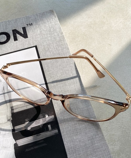 DouDou(ドゥドゥ)の「メガネ(メガネ・レディース・ブラウン/グレー・FREE)」の8枚目の写真