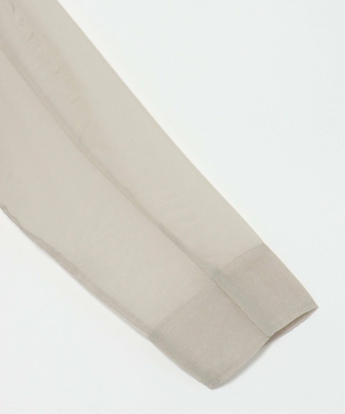 notch.（ノッチ）の「ソフトオーガンジーテーラージャケット（テーラードジャケット・レディース・グレー/ブラウン系その他/ブラウン/ブラック・M）」の10枚目の写真