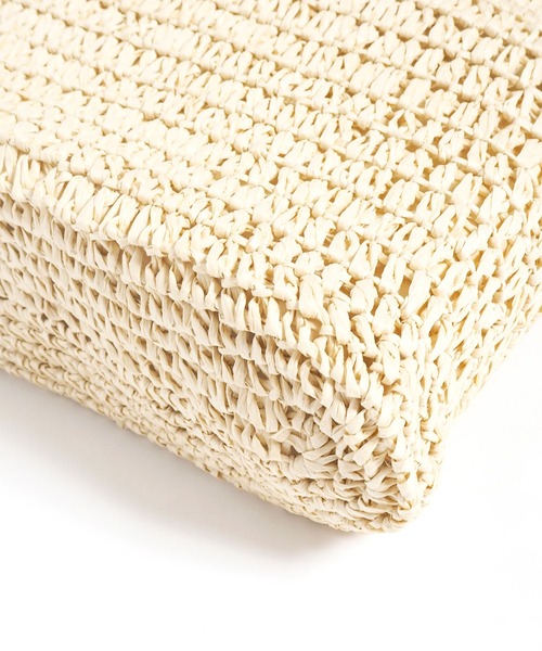 Crisp（クリスプ）の「ウッドハンドルスクエアバッグ（ハンドバッグ・レディース・ベージュ/ナチュラル・FREE）」の18枚目の写真