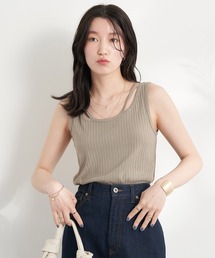 レイヤリングタンクトップ