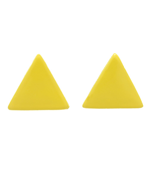 WEGO（ウィゴー）の「WEGO/サンカクカラーピアス（ピアス（両耳用）・レディース・ホワイト/ブルー/イエロー・FREE）」の3枚目の写真