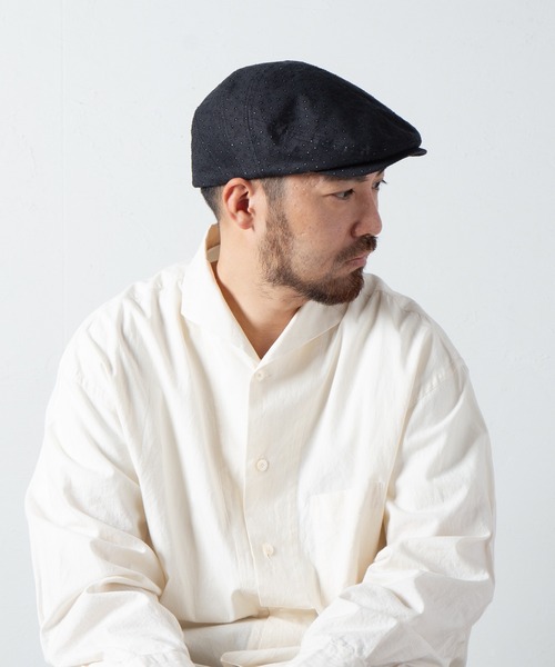 Retter(レッター)の「Linen Hole Hunt(ハンチング/ベレー帽・メンズ・ブラック/グレー/ブルー・LARGE/MEDIUM/SMALL/X-LARGE)」の2枚目の写真