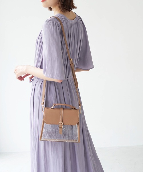 ROPE' PICNIC(ロペピクニック)の「パンチングモノグラムクリアショルダーバッグ(ショルダーバッグ・レディース・ベージュ/ブラック系その他・FREE)」の17枚目の写真