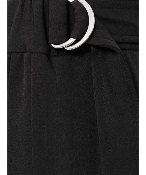 GYDA（ジェイダ）の「2WAYプリーツラップ スカートライクショートパンツ（スカート・レディース・オフホワイト/ブラック・FREE）」の18枚目の写真