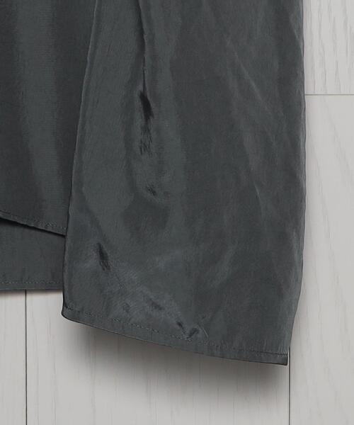 H BEAUTY & YOUTH エイチビューティーアンドユース TAFFETA CROPPED PULLOVER キュプラタフタクロップドブラウス 1621-299-1704 グレー M ITS965U04I42 H BEAUTY&YOUTH UNITED ARROWS（エイチビューティーアンドユース