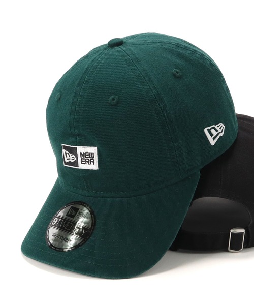 NEW ERA(ニューエラ)の「ニューエラ キャップ 9TWENTY ボックスロゴ(キャップ・メンズ・グリーン/ブラック・FREE)」の1枚目の写真