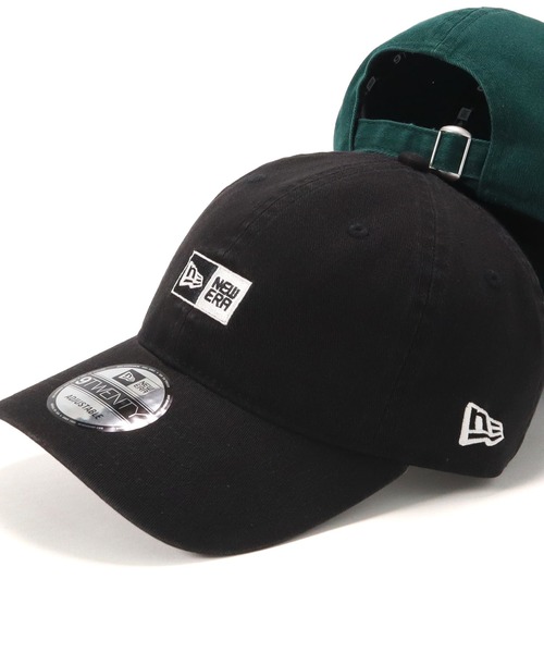 NEW ERA(ニューエラ)の「ニューエラ キャップ 9TWENTY ボックスロゴ(キャップ・メンズ・グリーン/ブラック・FREE)」の2枚目の写真