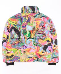 Desigual◆Maria Escoteオーバーサイズスピリッツフーディー/パーカー/S/マルチカラー/総柄/22WWSK DESIGUAL Oversize Plush Sweater DESIGNED BY MARIA ESCOTÉ