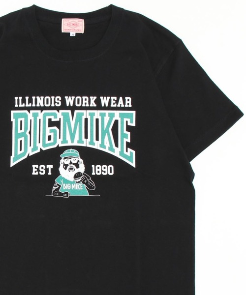 BIG MIKE(ビッグマイク)の「BIG MIKE ビッグマイク / MIKE COLLEGE SS TEE 半袖 カレッジプリントTシャツ // 102228601(Tシャツ/カットソー・メンズ・ホワイト/ブラック/オリーブ/キャメル・MEDIUM/LARGE/X-LARGE)」の8枚目の写真