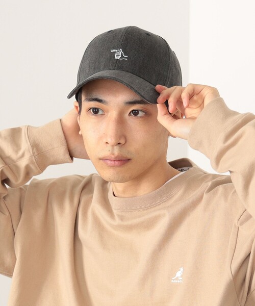 BEAMS HEART（ビームスハート）の「ハンドサイン 刺繍 キャップ【ユニセックス】（キャップ・メンズ・ベージュ/ネイビー/ブラック/インディゴブルー・ONE SIZE）」の7枚目の写真