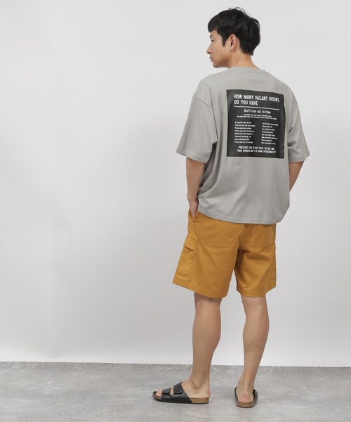 LAKOLE（ラコレ）の「カラーツイルカーゴショーツ / 345691（カーゴパンツ・メンズ・ブラック/オレンジ/アイボリー/グリーン・MEDIUM/LARGE）」の11枚目の写真