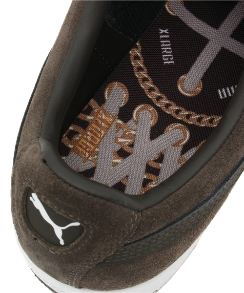 PUMA（プーマ）の「XLARGE PUMA SUEDE（スニーカー・メンズ・ブラウン・24.5cm/23.5cm/26.0cm/25.0cm/23.0cm/25.5cm/28.5cm/27.5cm/28.0cm/29.0cm/27.0cm/24.0cm/26.5cm）」の2枚目の写真