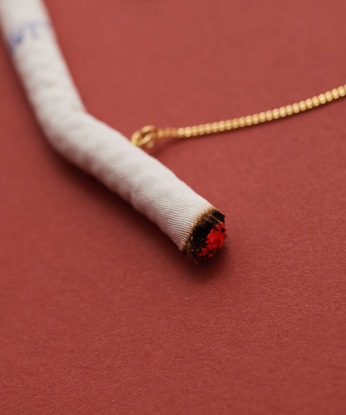 I am I in fact...（アイアムアイインファクト）の「<azusaiio> IAMI 別注 タバコネックレス（ネックレス・レディース・ホワイト・FREE）」の11枚目の写真