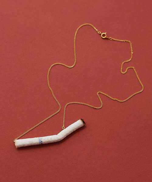 I am I in fact...（アイアムアイインファクト）の「<azusaiio> IAMI 別注 タバコネックレス（ネックレス・レディース・ホワイト・FREE）」の12枚目の写真