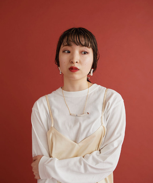 I am I in fact...（アイアムアイインファクト）の「<azusaiio> IAMI 別注 タバコネックレス（ネックレス・レディース・ホワイト・FREE）」の9枚目の写真