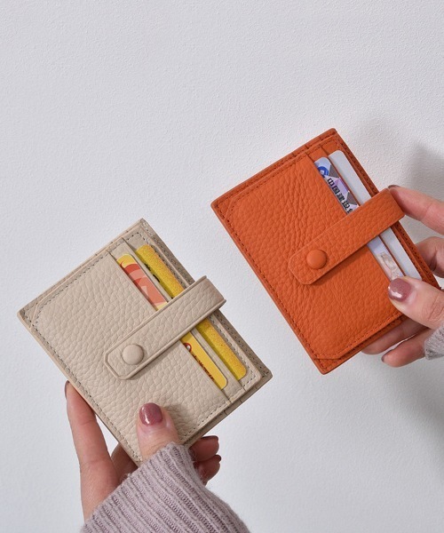 よかにせ セット 二つ折り財布 ＆カードケース セール】【SETUP7】薄型フェイクレザーカードケース KNF（カードケース