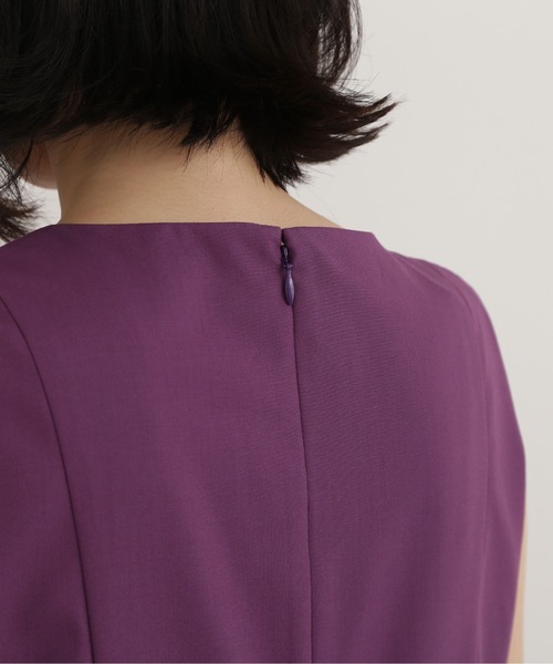 NATURAL BEAUTY BASIC（ナチュラルビューティーベーシック）の「ゴアードマキシワンピース（ワンピース・レディース・オレンジ/ラベンダー/ブラック・MEDIUM）」の21枚目の写真