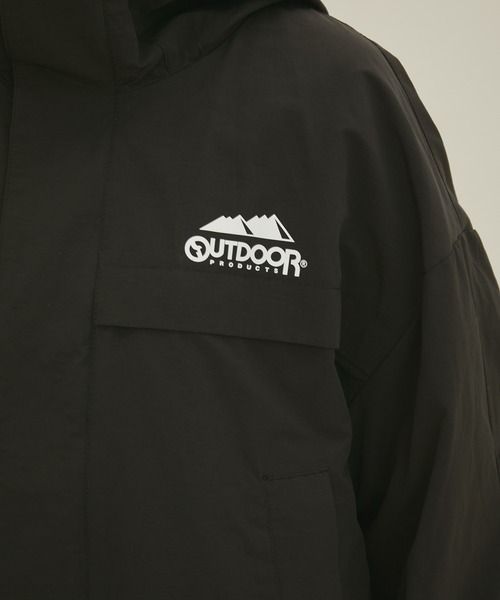 VIS(ビス)の「【OUTDOOR PRODUCTS】【撥水加工・洗える】ライナー付きミディ丈マウンテンパーカー(マウンテンパーカー・レディース・ブラック/ブラウン系その他/キナリ/カーキ・S/M)」の13枚目の写真