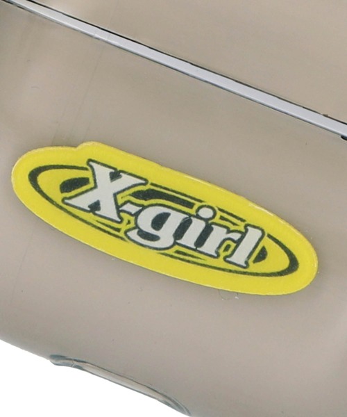 X-girl（エックスガール）の「OVAL LOGO 3rd GENERATION Airpods CASE（スマホグッズ・レディース・クリア/ブラック・ONE SIZE）」の8枚目の写真