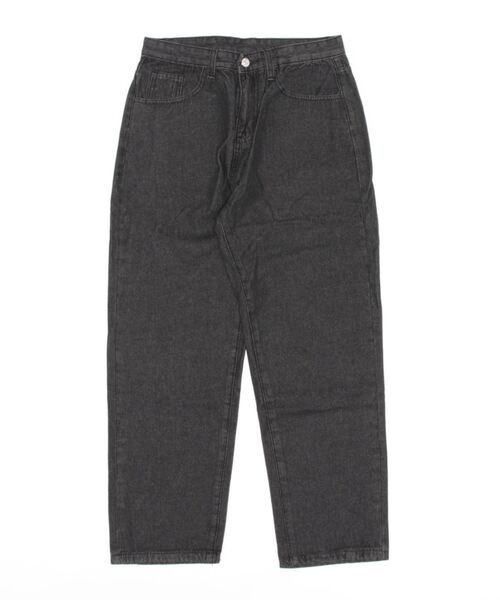 aimoha(アイモハ)の「ストレートワイドデニム(デニムパンツ・メンズ・ブラック/ライトブルー/ネイビー・LARGE/XX-LARGE/MEDIUM/X-LARGE)」の5枚目の写真