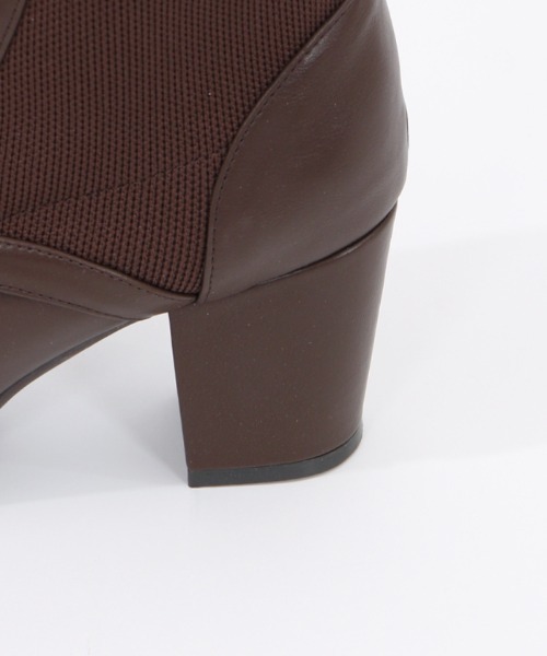 axes femme（アクシーズファム）の「レースアップソックスブーツ（ブーツ・レディース・ブラック/ブラウン・MEDIUM/LARGE）」の12枚目の写真