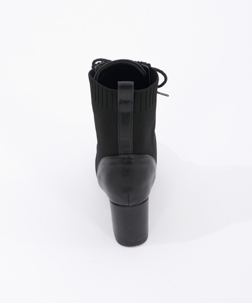 axes femme（アクシーズファム）の「レースアップソックスブーツ（ブーツ・レディース・ブラック/ブラウン・MEDIUM/LARGE）」の13枚目の写真