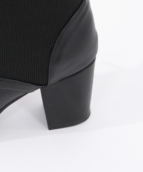 axes femme（アクシーズファム）の「レースアップソックスブーツ（ブーツ・レディース・ブラック/ブラウン・MEDIUM/LARGE）」の21枚目の写真